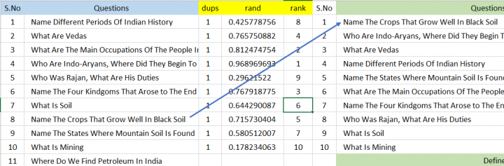 gallery/lookup arrow